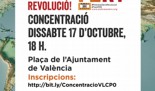 CONCENTRACIÓ DE POBRESA ZERO EN VALÈNCIA 17 Octubre a les 18h en Pl. Ajuntament