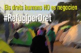 Manifestació #REFUGIPERDRET "Els drets humans NO es negocien"