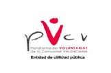 Cursos organizados por la Plataforma del Voluntariat de la Comunitat VALENCIANA
