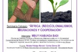 "ÁFRICA: (NEO)COLONIALISMOS, MIGRACIONES Y COOPERACIÓN" 