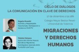 "Migración y derechos humanos" en el Ciclo de Dialogos La Comunicación en Clave de derechos