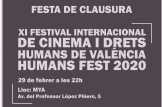 XI Human Fest 2020 - FESTA DE CLAUSURA
