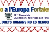 No a l´Europa Fortalesa, 121! cassolada "Els drets humans no es negocien"
