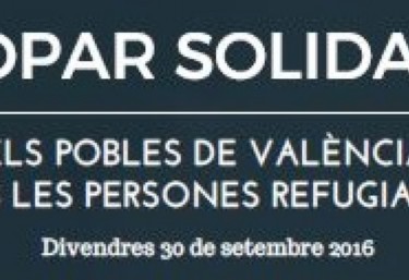Sopar solidari: Els pobles de València amb les persones refugiades