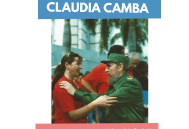 Claudia Camba, presidenta de la Fundación Un Mundo Mejor es Posible y coordinadora de la solidaridad cubana en Argentina, expone en Valencia los logros de la cooperación Sur-Sur 