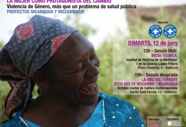 JORNADA: LA DONA COM A PROTAGONISTA DEL CANVI Violència de Gènere, més que un problema de salut pública PROJECTES NICARAGUA I MOZAMBIQUE