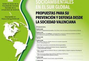  Jornada Defensoras en conflictos socioambientales en el Sur Global