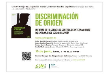 Presentación del informe Discriminación de origen 