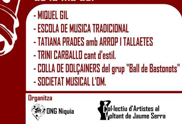CARTELL UNA NIT DE MÚSICA EN VALENCIÀ